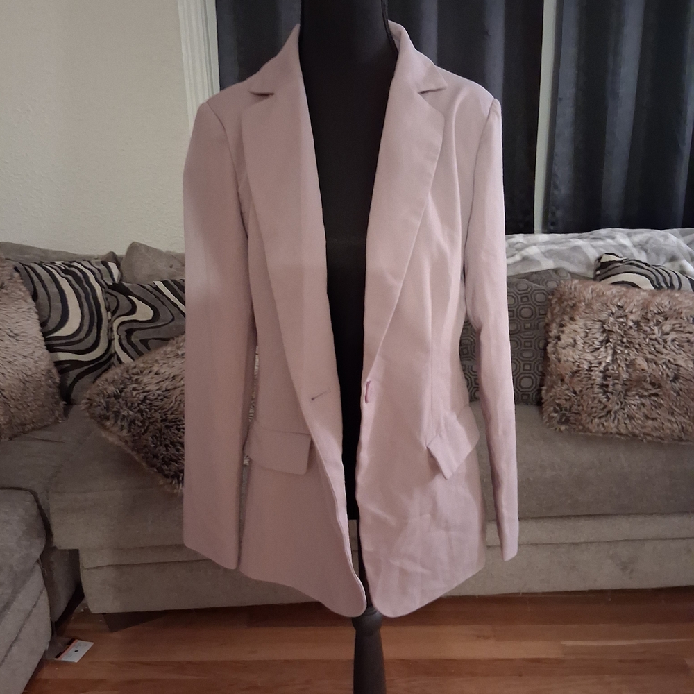 Women's Blazer Jacket - Pink
